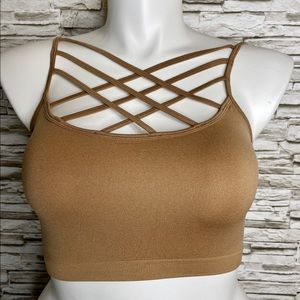 Strappy Bralette Egg Shell
